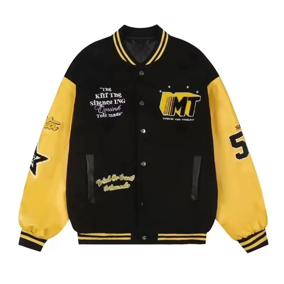 

Autumn and Spring New Fashion Trend Embroidery American Vintage Baseball Jacket Men's Casual Loose Sports High-grade Blazer