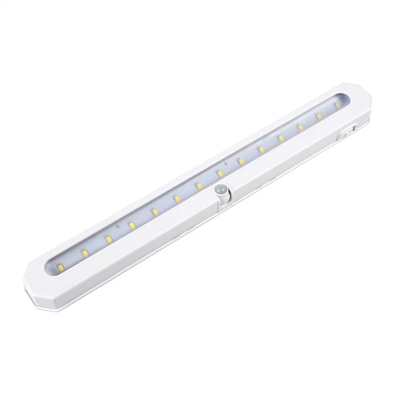 Veilleuse à capteur de mouvement infrarouge PIR sans fil, lumière sous armoire, Cisco, armoire, veilleuse de cuisine, alimentation par batterie, 14 LED