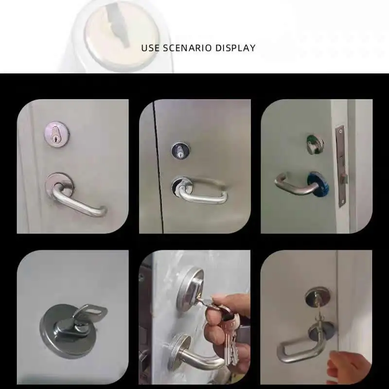 Цилиндры замка для побега прохода, латунные огнестойкие сердечники дверного замка, высота 31 мм, длина 30, 35, 40, 45, 50 мм для трубопровода, управления собственным обеспечением