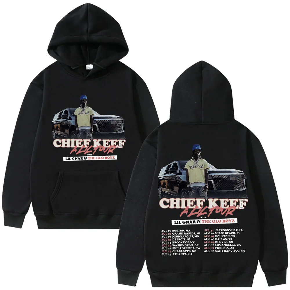 

Hot Sale New Rapper Chief Keef A Lil Tour Hoodies Autumn Winter Men Women Hip Hop Oversized Sweatshirt Men's Fashion Streetwear