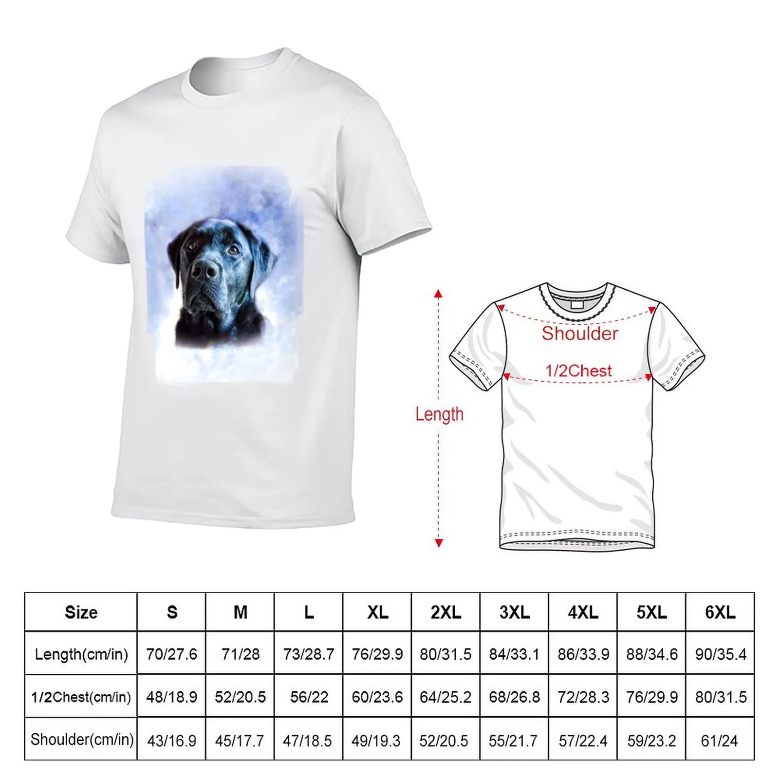 Labrador T-Shirt man t shirt summer t shirts for man pack white T-Shirt