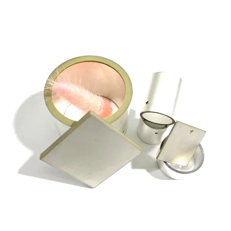 Factory Supply Different Sizes PZT5 Cylinder Piezoelectric Ceramic Tube