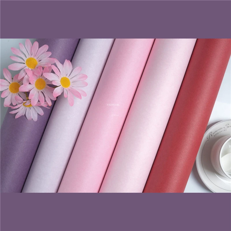 Modern Simple Pure Color Pink Non-woven Wallpaper Living Room Bedroom Home Decor Warm Sweet Non-Self-Adhesive Wall Sticker