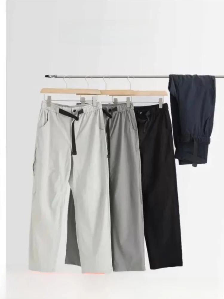 Functionality Quick Dry Outdoor Men's Casual Pants Straight Leg Lightweight Summer Trousers for Men And Women