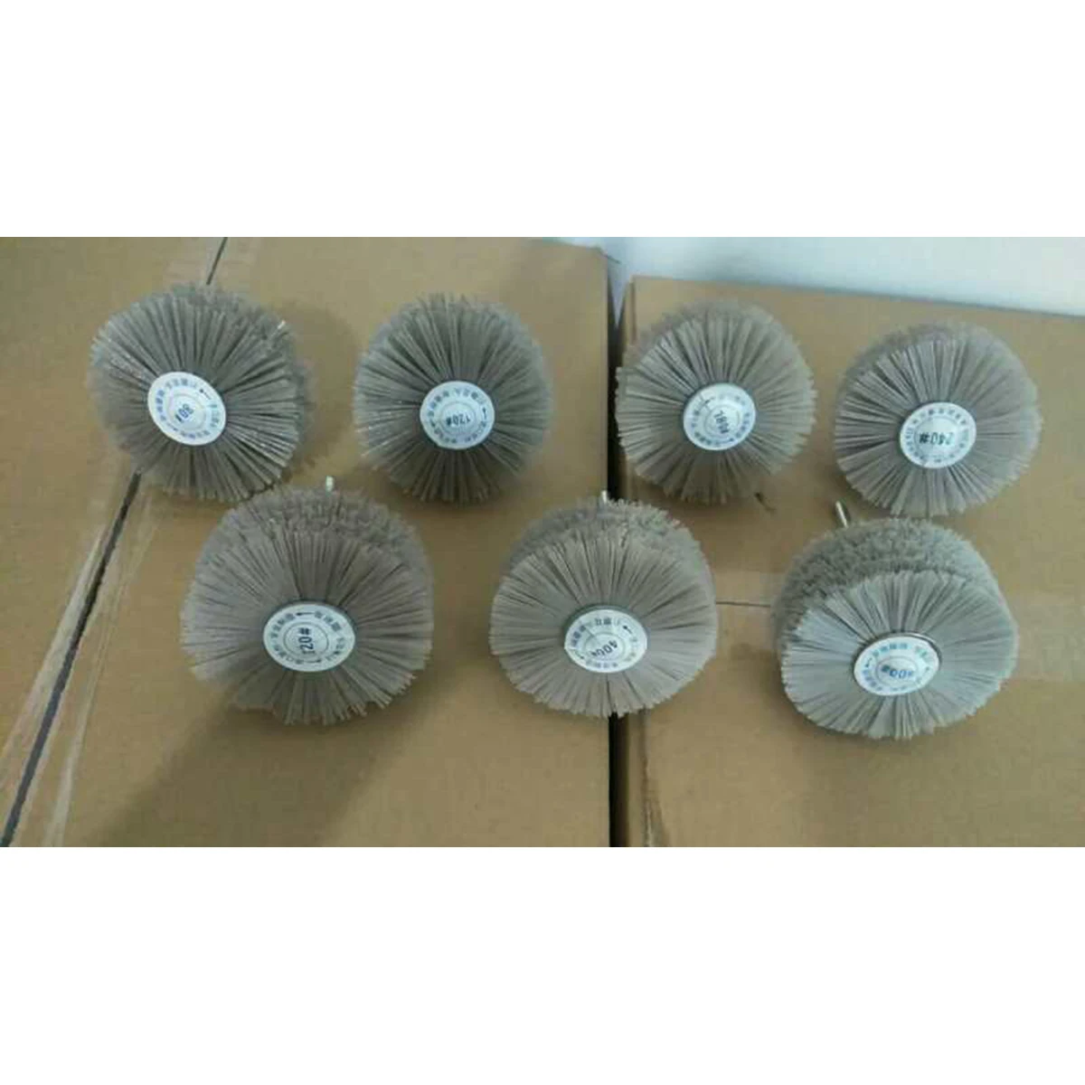 1Pc 80-600 Nhám Gốc Khắc Ốp Dẻo Silicon Đầu Mài Trong Suốt Mài Mòn Dây Sisal Đánh Bóng Bàn Chải Gỗ Nội Thất
