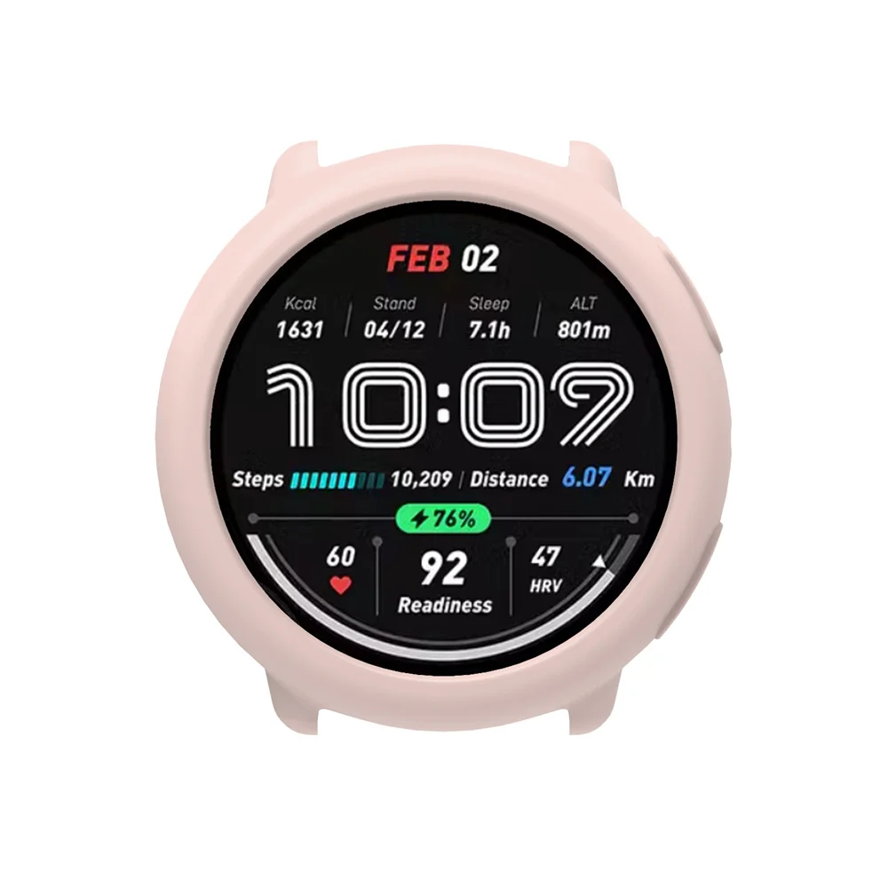 Soft Silicone Case For Huami Amazfit Active 2 Watch Cover Decoration Hollow Protective Case Super Light For Amazfit Active 2