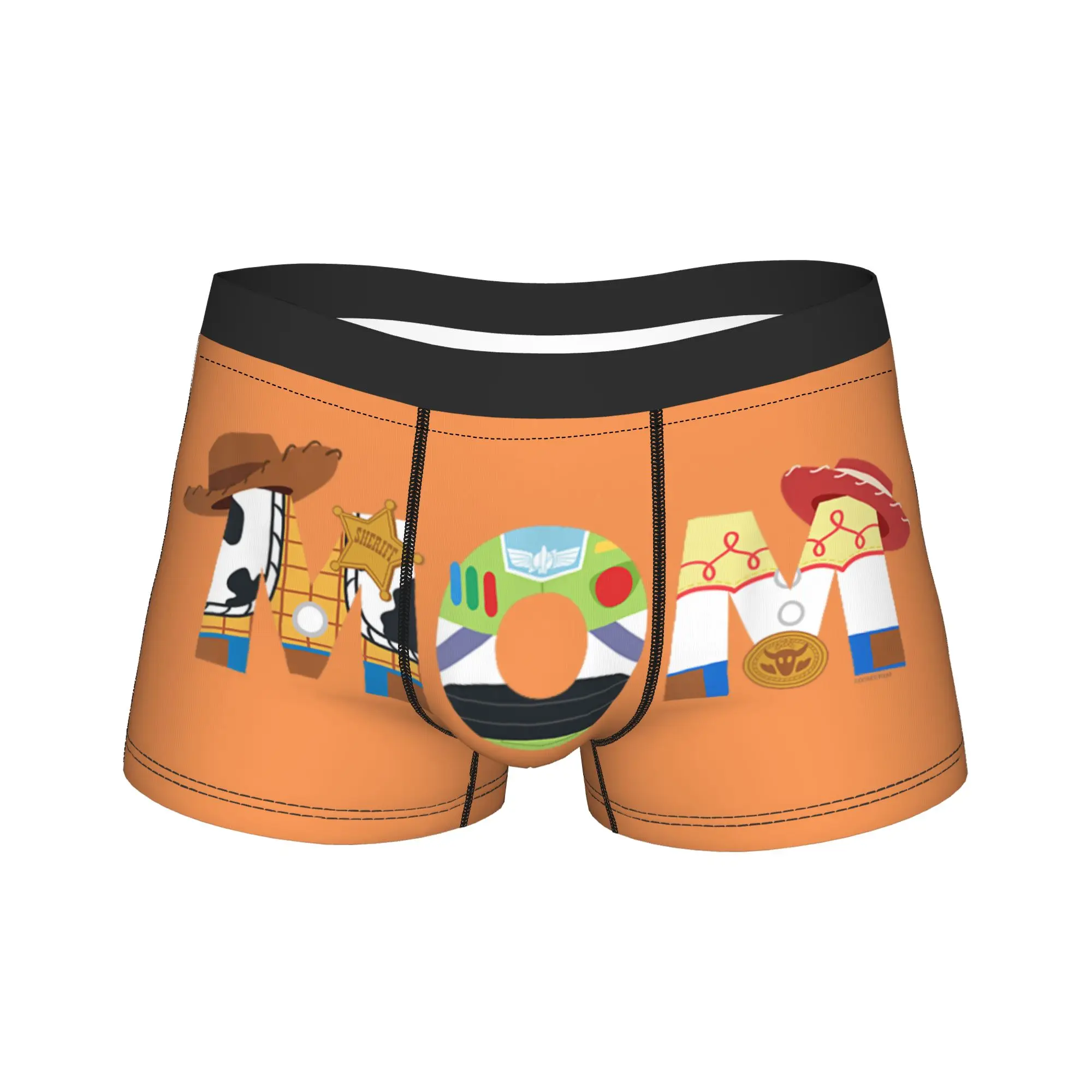 

Трусы-боксеры с 3D-карманом и классическим рисунком из мультфильма «История игрушек» для мужчин, увеличенный размер, на День матери, День рождения