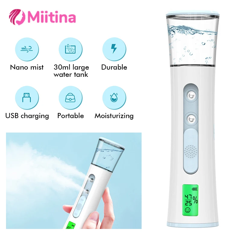 

Nano Spray Water Supply Steamer Cleaner Face Fogger Facial Deep Cleaning Sprayer Machine Beauty Steaming USB Beauty Skin Care