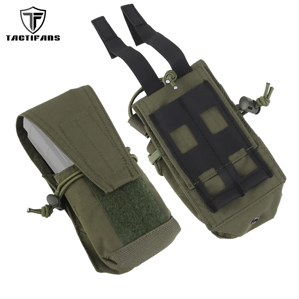 5.56/7.62 MBITR Pouch, MOLLE/Belt Radio Pouch, Single Magazine Pouch, MAG Holder,Open/Flap Top Double Stack Magazine Pouch