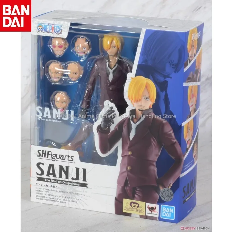 Bandai Spot SHF One Piece Sanji Sanji Onigashima Crusade Chapter Genuine Movable Figure Model Holiday Gift