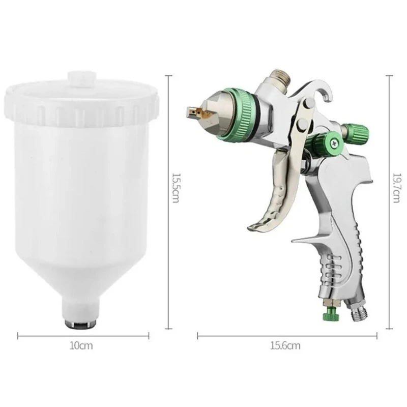 Pneumatic spraying machine Tools High atomization Automotive topcoat Sheet metal paint spray gun