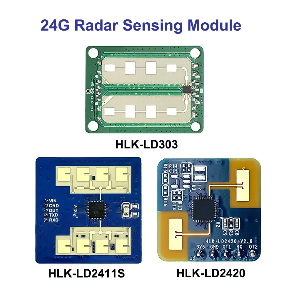 Hi-Link 24G millimeter wave radar LD2420 human presence sensing module HLK-LD2411S human micro motion recognition sensor