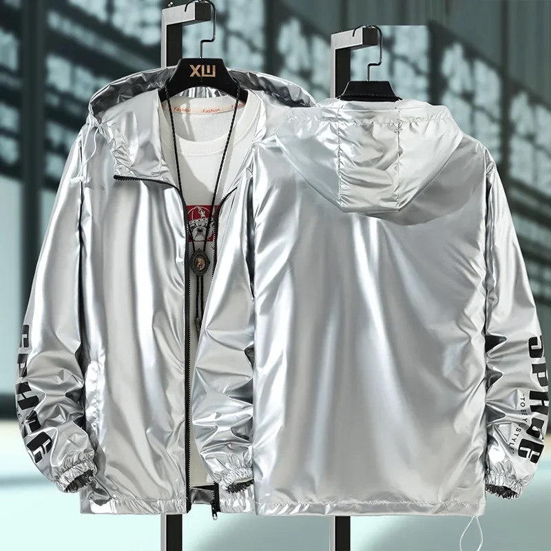 Veste Brillante et Fine pour Homme et Femme, Coupe-vent Imperméable, Protection Solaire, Pataugeoire Extérieure pour Amoureux, 20 Couleurs, Nouveauté 2021