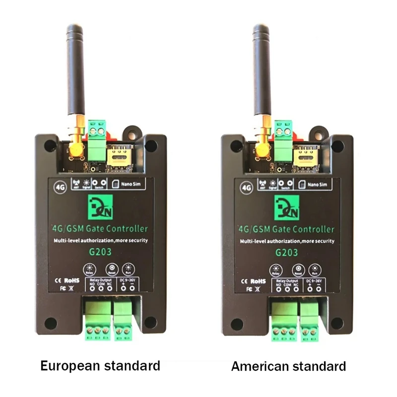 

Контроллер доступа GSM 4G LTE, дистанционное управление через приложение по SMS, реле включения/выключения для автоматического раздвижного открывателя поворотной двери