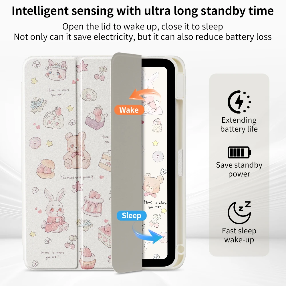 حافظة لجهاز iPad Air 11 لعام 2025 iPad 10th Gen 11th A16 9th Cover Gen iPad Pro11 4 5 10.9in 12.9 M2 M3 M4 M5 حافظة أقلام رصاص #2