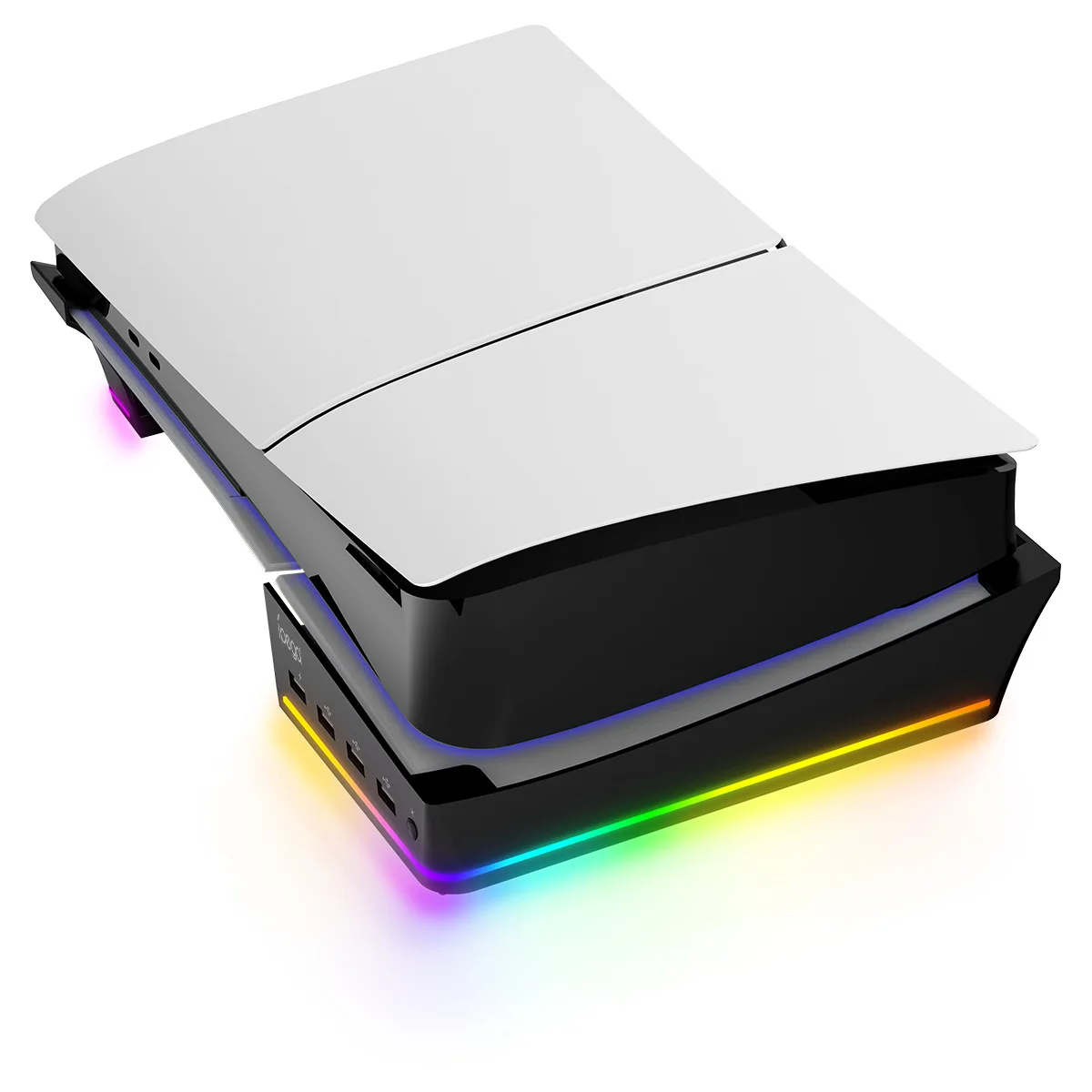 Supporto orizzontale antiscivolo stabile e leggero RGB per supporto sottile Playstation 5 PS5