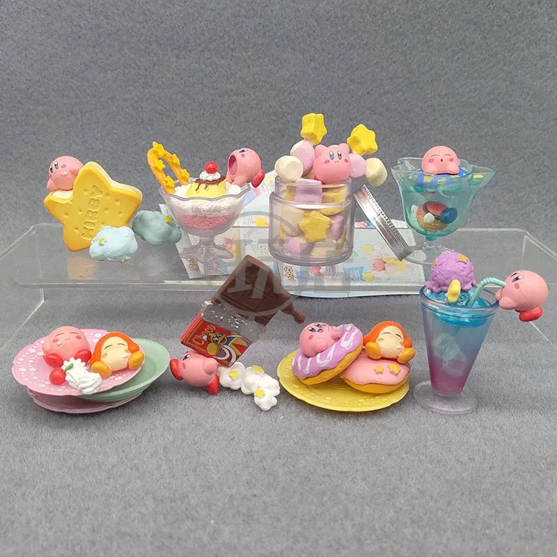 

Подлинная Rement Kawaii Kirbys Dessert Series слепая коробка King Dedede Meta Knight Декор для рабочего стола подарок на день рождения аниме модные игрушки
