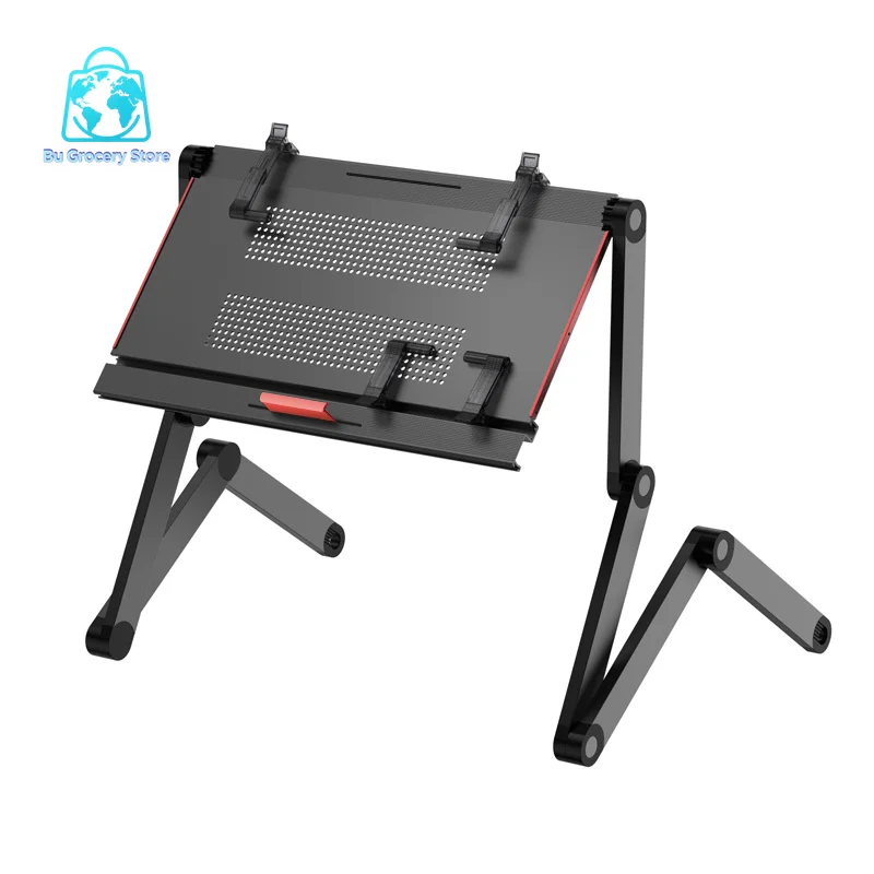 Lying Flat on The Bed, Laptop Desk, Foldable Tablet Stand, Adjustable and Movable, Writing Desk for Lying Down Desk Table