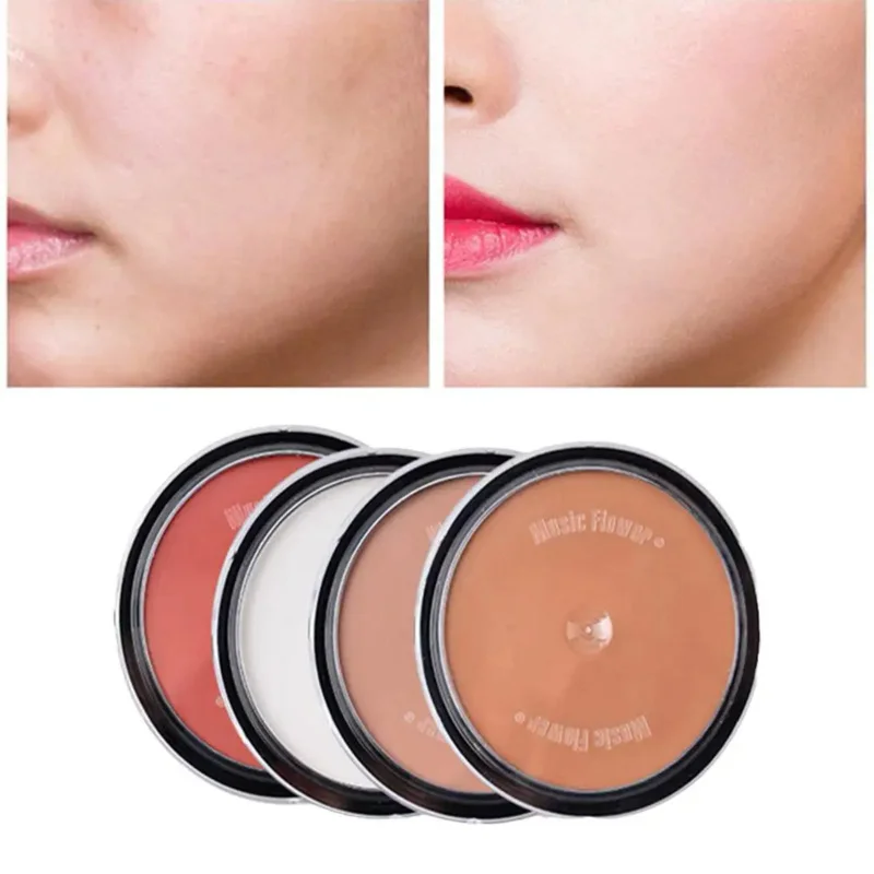 4 Colors Shading Powder Makeup Bronzer & Highlighter Contour Shading Powder Trimming Powder Make Up Cosmetic Face Concealer