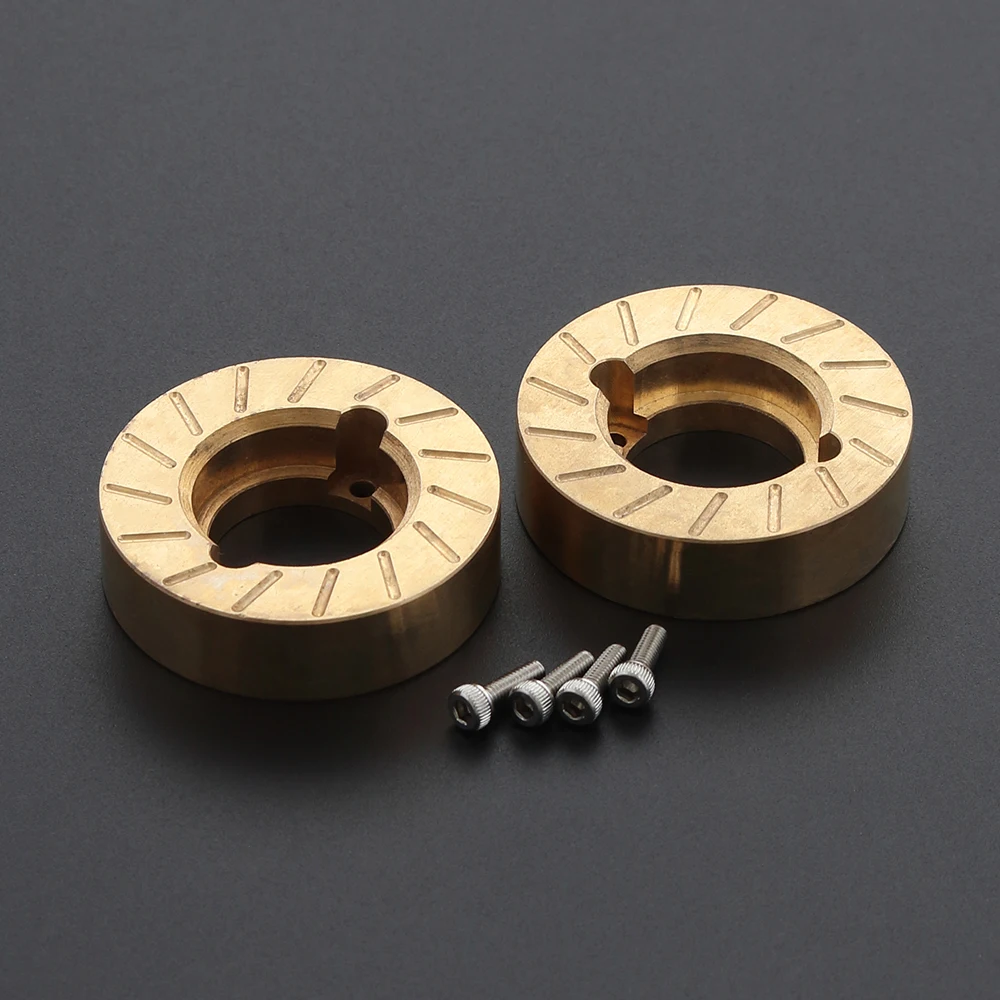 AR44 Brass Steering Knuckles Differential Cover C Seat Balance Weight for 1/10 RC Crawler Car SCX10 II 90046 90047 Upgrade Parts