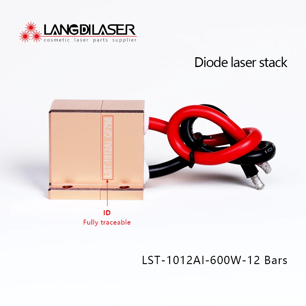 LST-1012AI Laser Stack For Hair Removal / 12 Bars / Each Bar 50w / Total Power 600W / Guarantee 10,000,000 times