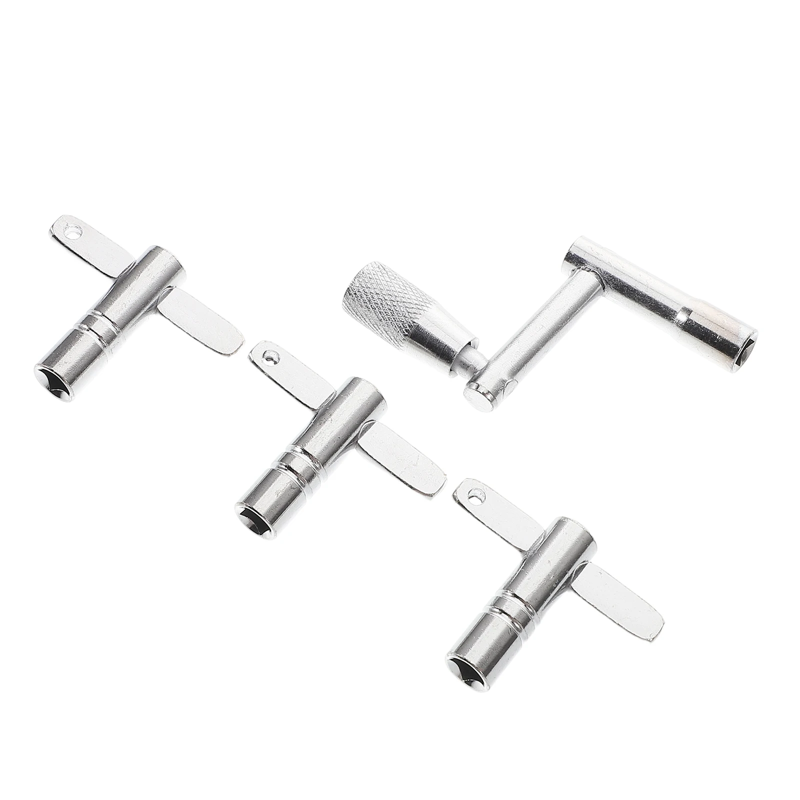 

Drum Key Assembly Tool Kit Accessories Square Hole Tuner Parts Silver Trap Wrench Supplies Ratchet