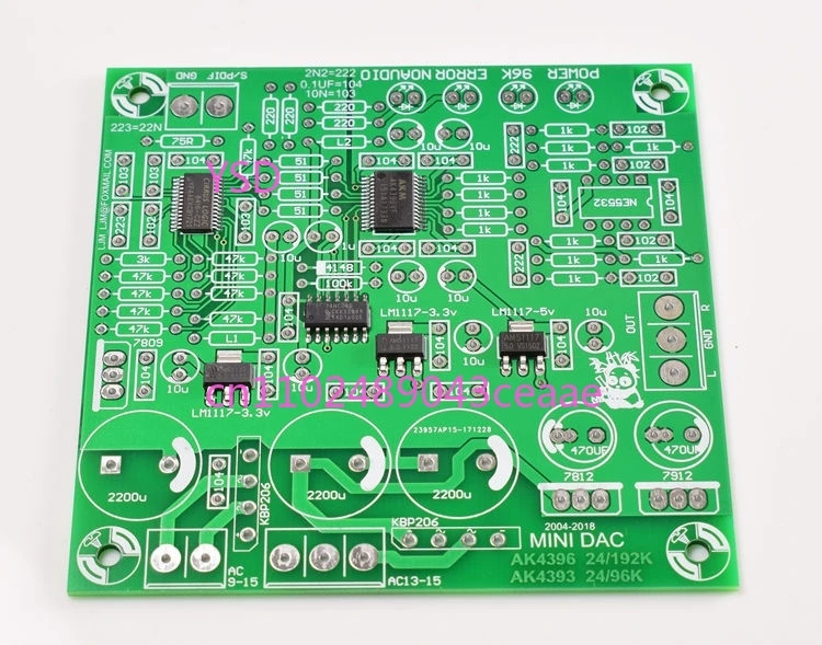 CS8416+AK4396+NE5532P DAC Decoder Board Kit Supports 24BIT/192KHZ New