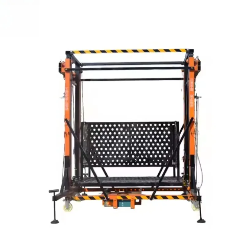 CE Certified Electric Scaffolding With Safety System 500KG Capacity Automatic Control For Building Maintenance Work