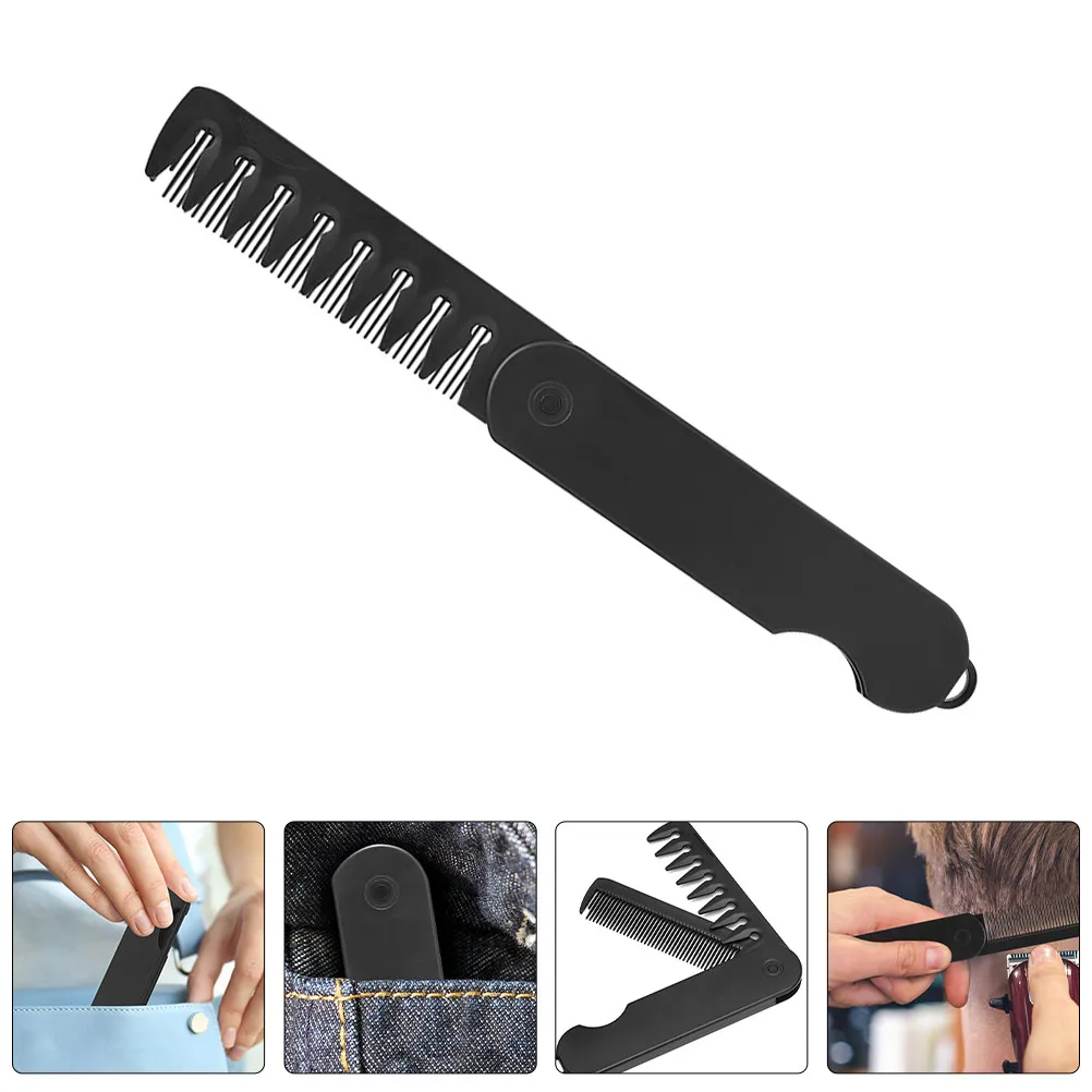 

Набор из 2 складных расчесок: портативные дорожные расчески с широкими и частыми зубьями, компактные инструменты для укладки волос для мужчин и женщин, незаменимые принадлежности для ухода.