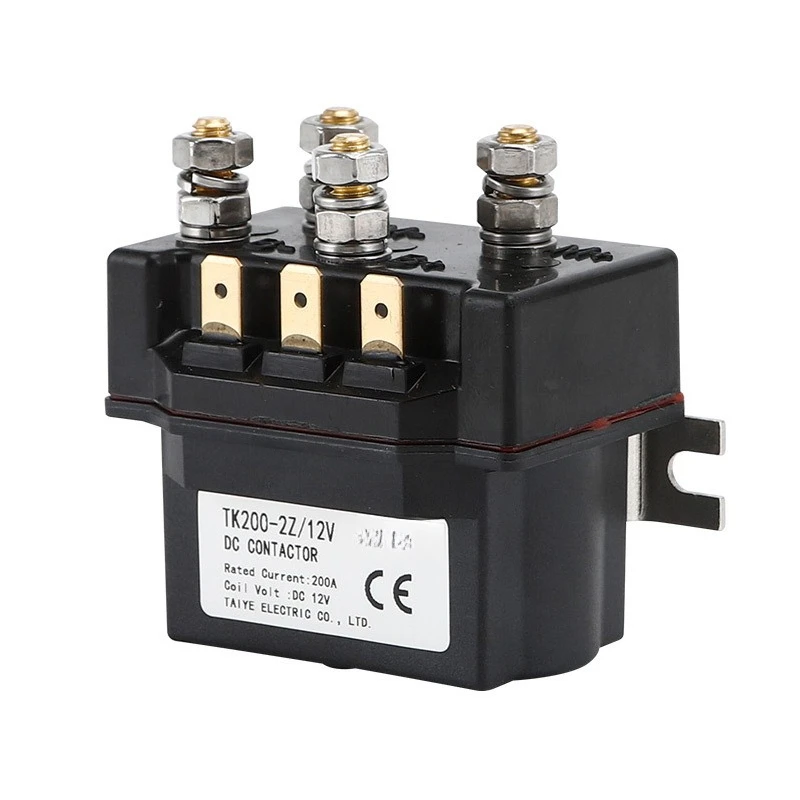 Intermittent Duty For Automobile Winch Vehicle Systems Tk200-2z 2 Phase Magnetic Contactor 200a 12-60v