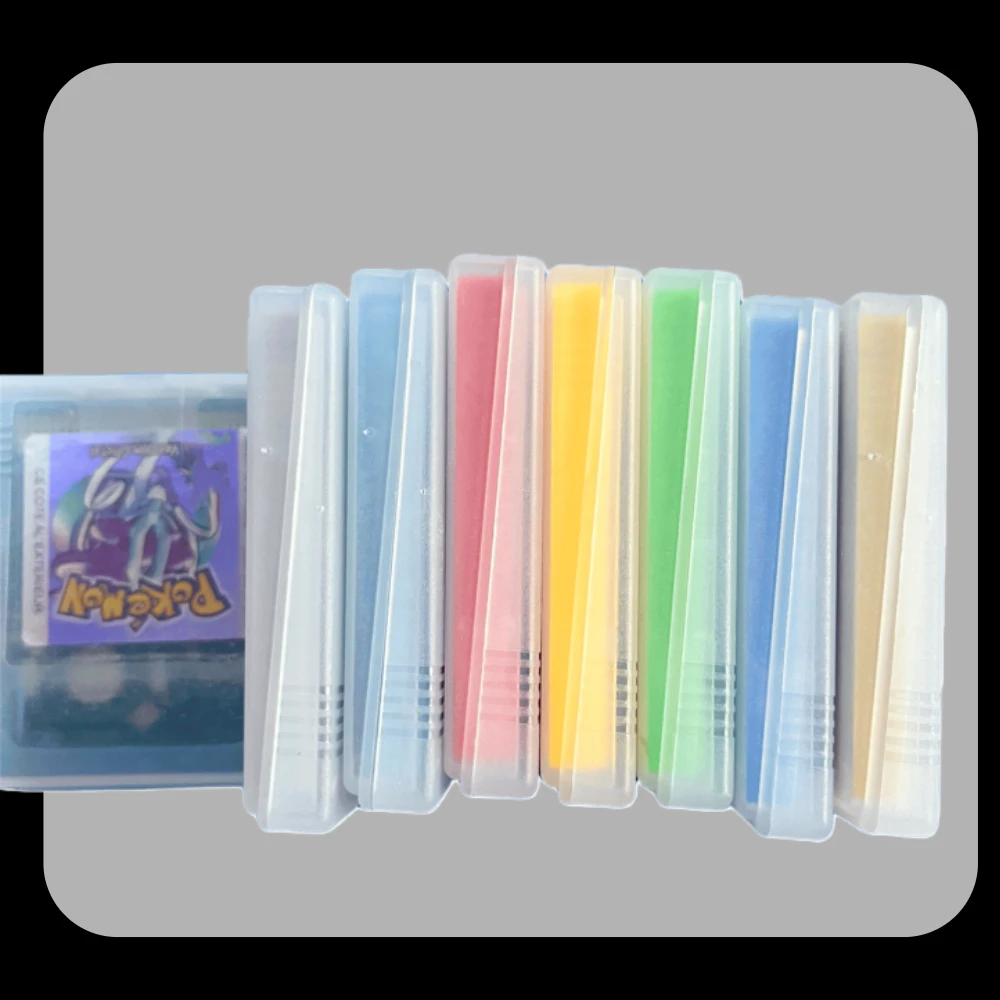 Hoge Quality16-bit GBC Video Game Cartridge Console Card Pokemon Blauw/Kristal/Groen/Goud/Rood/Zilver/Geel USA/FRA Versie