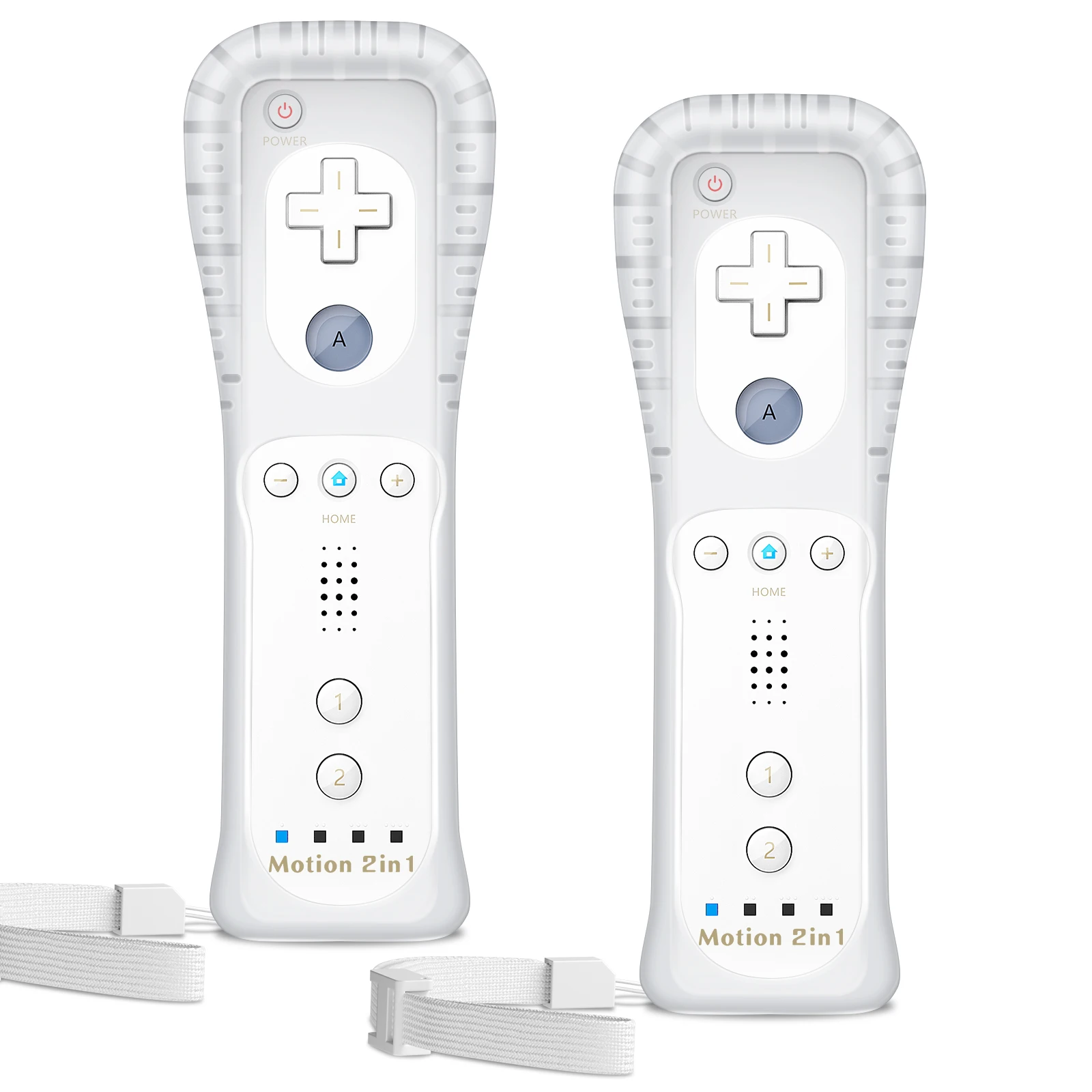 Controlador para consola Nintendo Wii compatible con Nintendo Wii/Wii U/Wii Mini, accesorios de gamepad 2 en 1 con Motion Plus