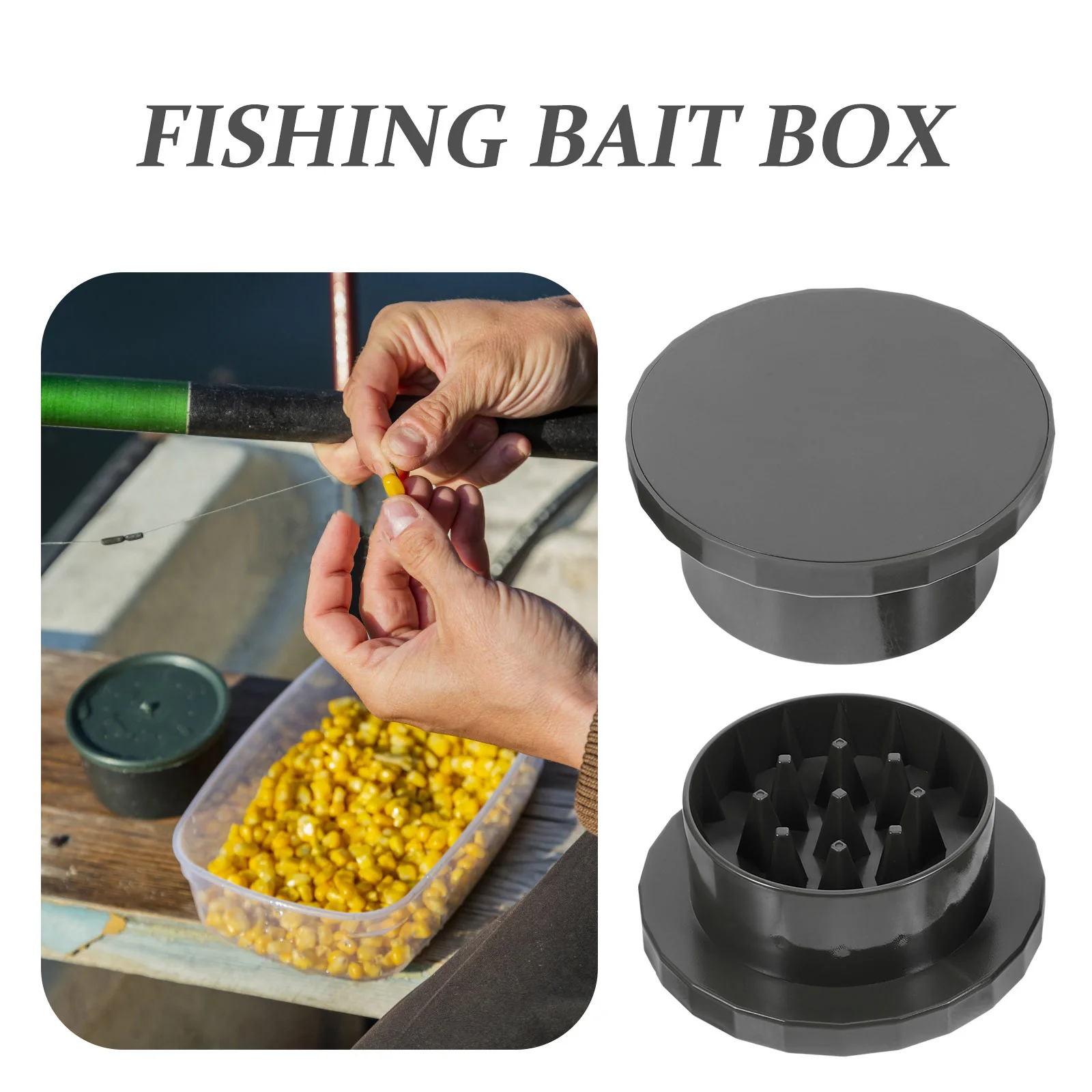 

Outdoor Fishing Bait Box Library Carp Accessories Plastic Equipment Lure Organizer