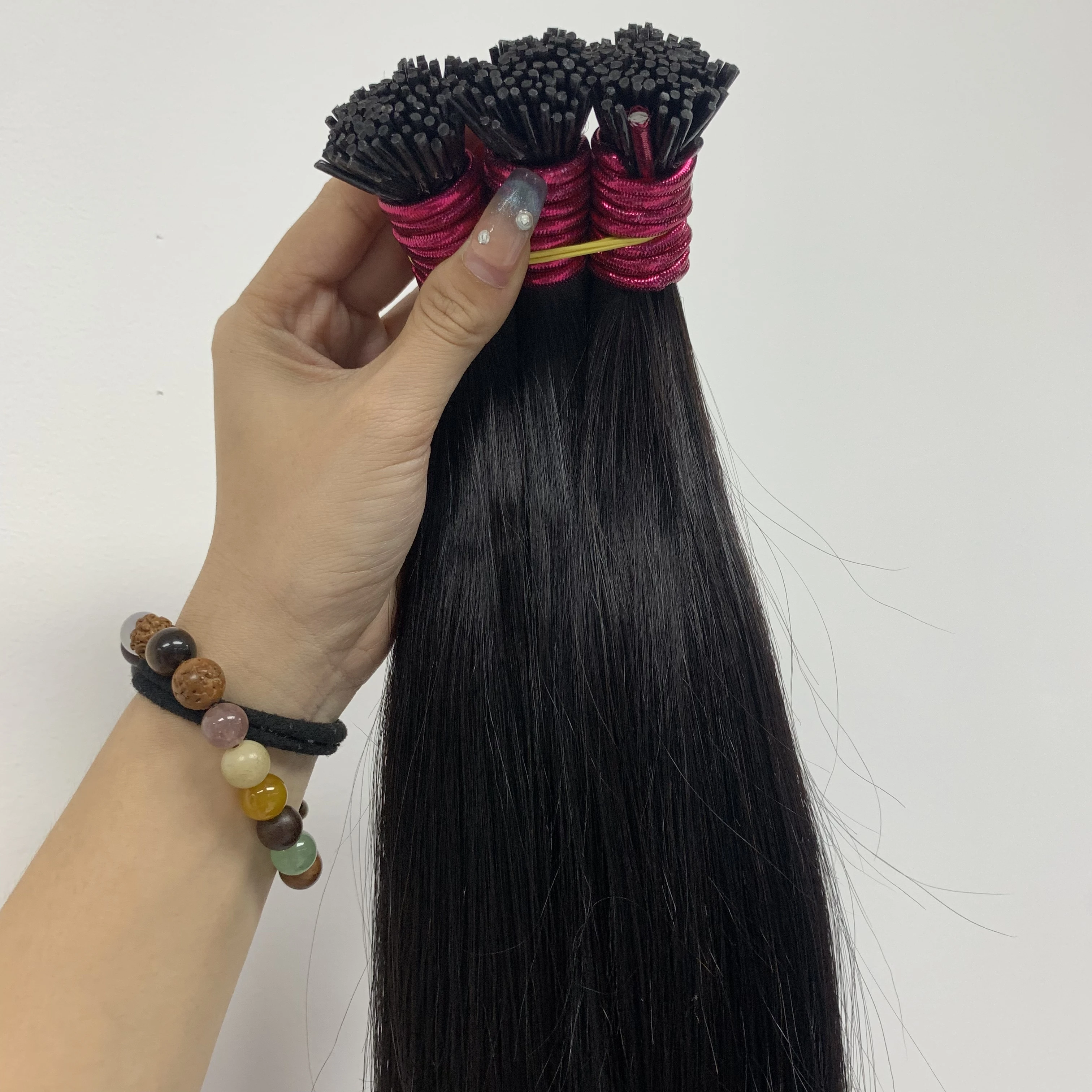 Straight ITIP Human Hair Extension 12A 100% Real Human Hair Extensions 0.8g/pc Capsule Keratin Human Fusion Hair Extension