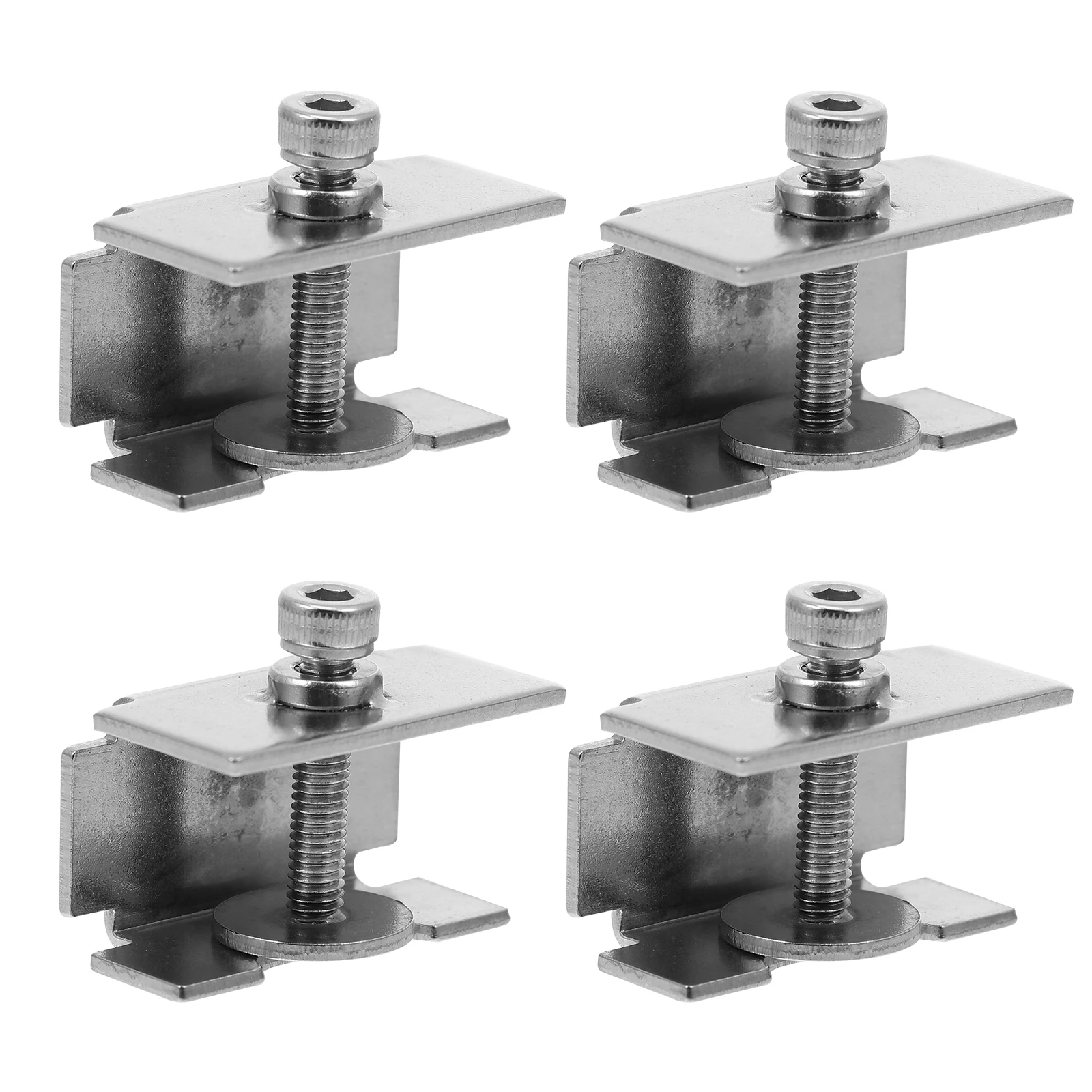 

4 Pcs Glass Bed Clips Clips 3D Printer Clamps Tools Spare Parts for Home Office Glass Bed Fixator School