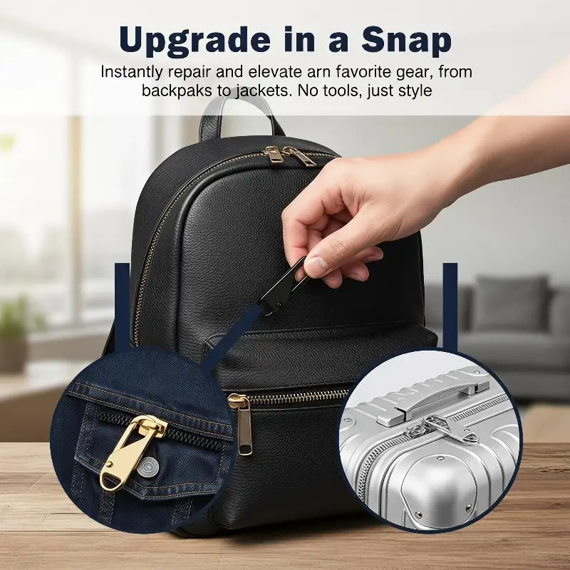 Universal Zipper Slider Puller Repair Kit DIY Sewing Clothing Luggage Bag Replacement Accessories