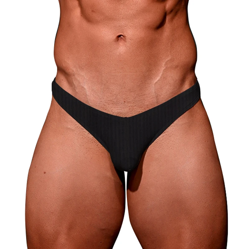 Tanga masculina de algodão e calcinha de corda G, confortável roupa íntima sexy Stringi gay, cueca jockstrap masculina, popular