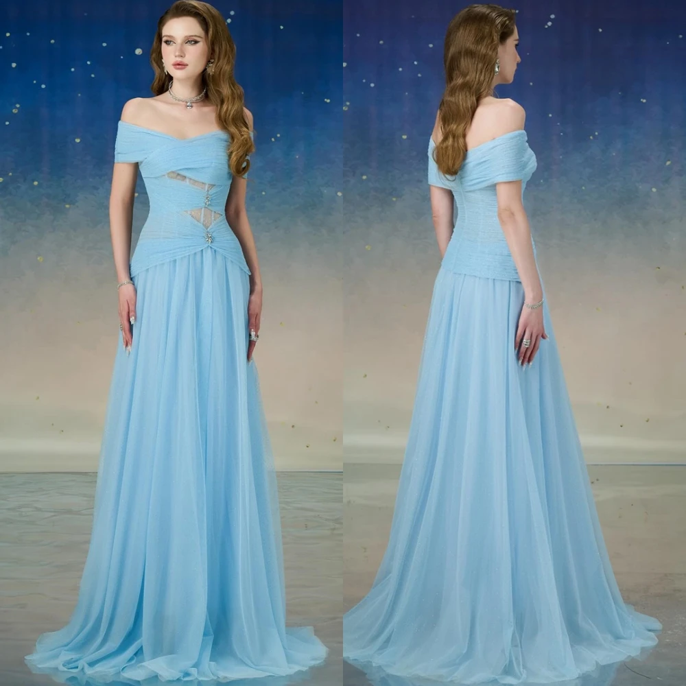 Нежное шифоновое вечернее платье без бретелек по индивидуальному заказу. Изящные платья для выпускного вечера с открытыми плечами. Изысканные платья для особых случаев.