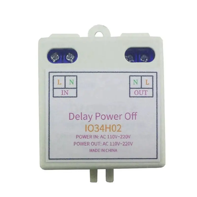 【RECOMENDAR】4X AC 120V 220V Time Delay Relay Power On Delay OFF Switch 1-480Min Adjustable Delay Power OFF Automation Controller