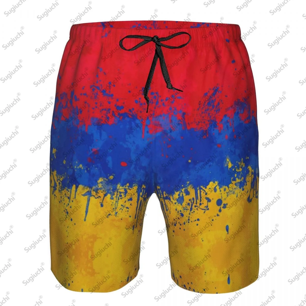 2025 Armenia Mens Swim Trunks Qucik Dry Board Beach Shorts Bathing Suit for Men Boardshorts Lightweight