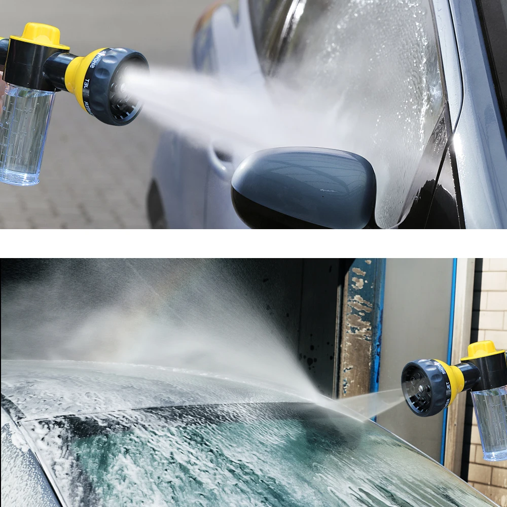 Cleaning Tool Water Gun Portable Car Washer Sprayer Auto Foam Lance 3 Grades Adjustable Nozzle Jet High Pressure