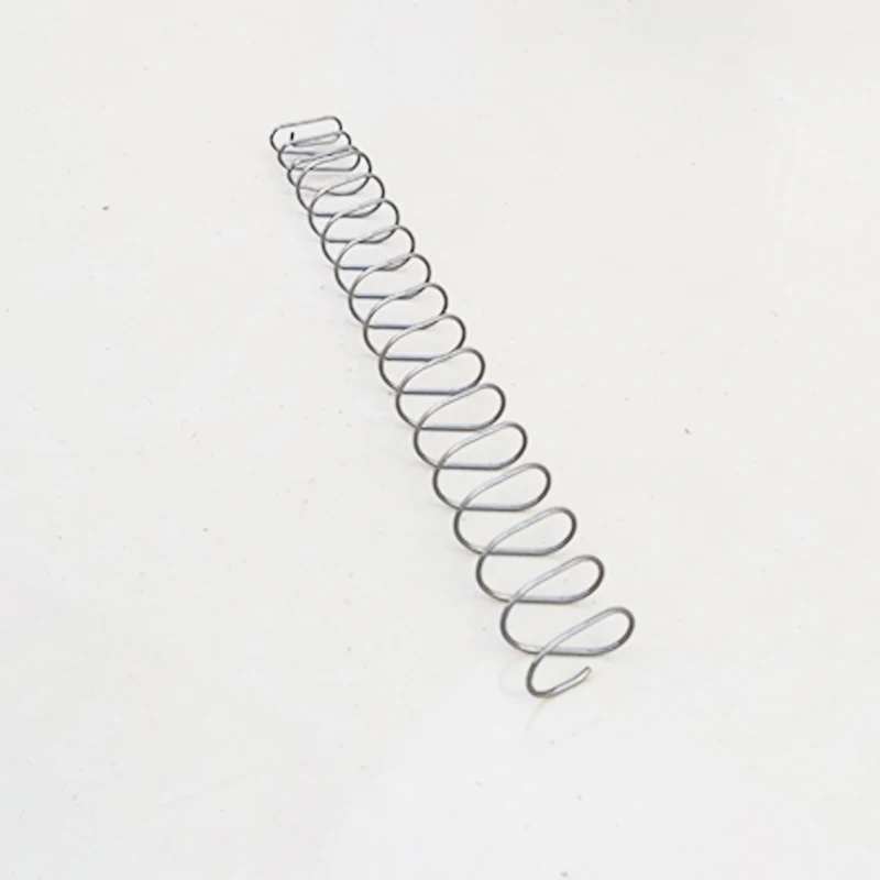 Custom 251mm Length Spring Accessories Wire Diameter 1.3mm Steel Rectangular Springs Compression Spring