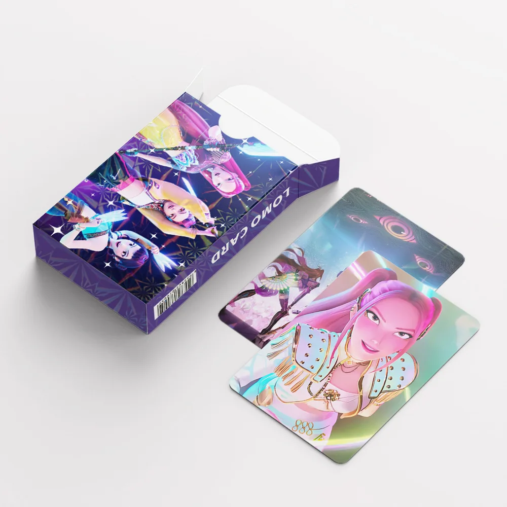 30/55/92PCS K-POP Demon Hunters Postcards Huntrix Saja Boys Derpy Photocards Fans Collection HD Lomo Photo Cards Kids Gifts image 5
