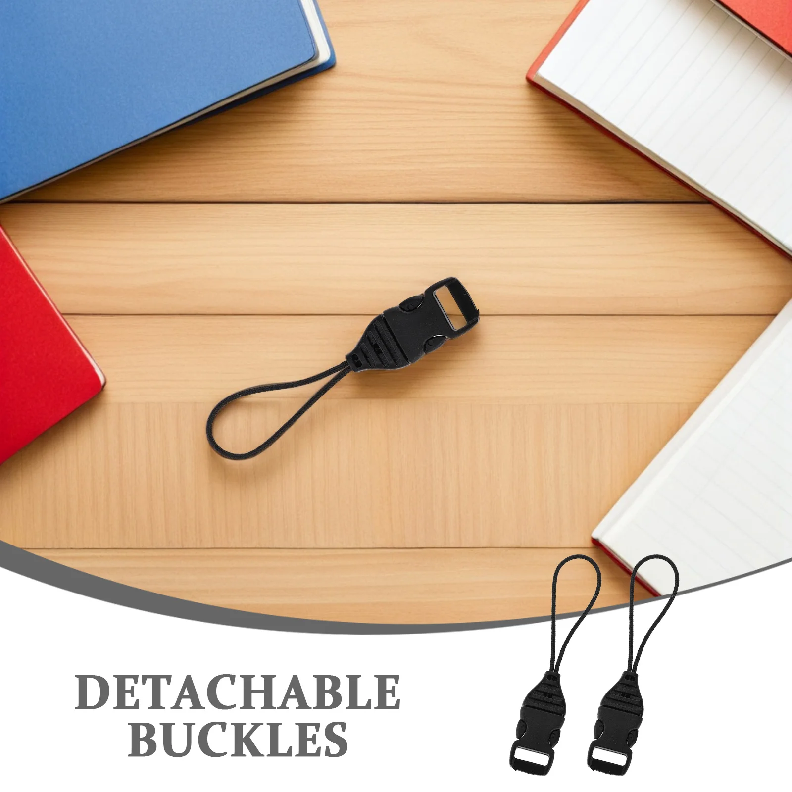 

50pcs Outdoor Portable Buckle 10Mm Plastic Quick Release Clip For Backpack Camping Hiking Bag Connector Diy Detachable Lanyard