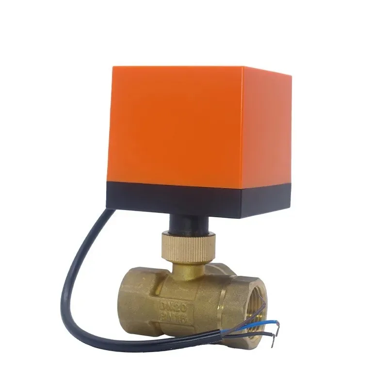 Electric 3 Way Full Port Ball Valve Pneumatic Motorized Switch Valve for HVAC Water Heating Irrigation Pipe Flow Control