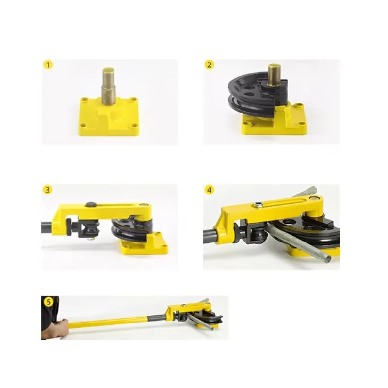 Portable Manual Pipe Bending Machine Stainless Steel and Alloy with Motor Pump and Engine Core Components