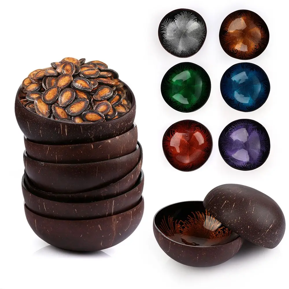 Nut Art Work Home Decor Gadget Natural Kitchen Supplies Tableware Storage Container Candy Dishes Coconut Shell Bowls