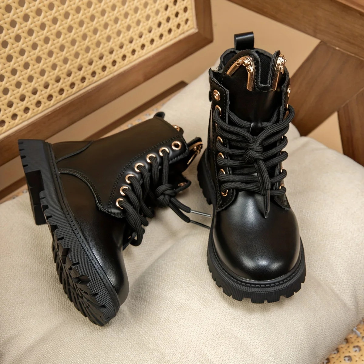 Rabbit Ear Short Boots for Autumn and Winter for Boys and Girls