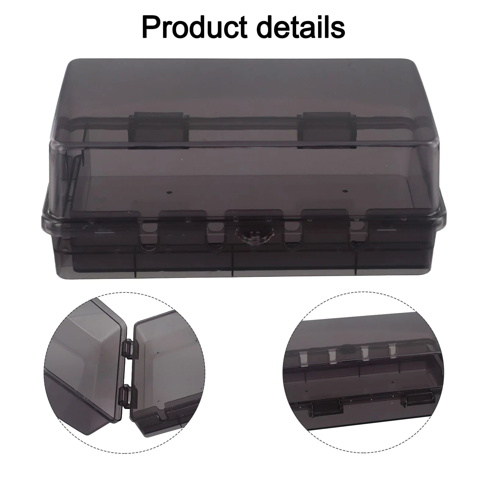 Size As Shown In The Picture Waterproof Electrical Box 6 Outlets Design High-quality Materials Safe For Electricity Use