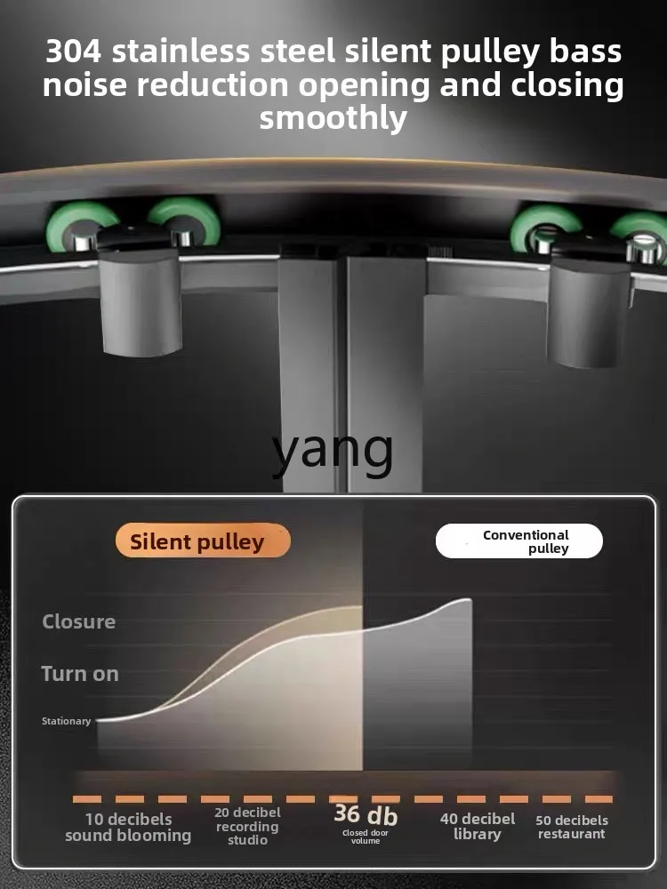 غرفة الاستحمام LTT ذات القوس المنزلي للفصل الجاف والرطب، شاشة حمام بسيطة للحمام الزجاجي #4